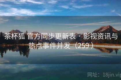 茶杯狐 官方同步更新表 · 影视资讯与热点事件并发（259 ）