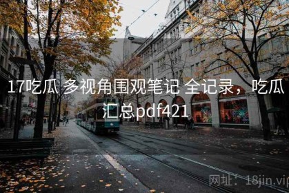 17吃瓜 多视角围观笔记 全记录，吃瓜汇总pdf421