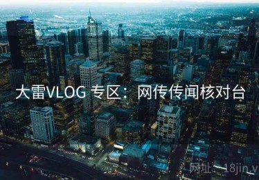 大雷VLOG 专区：网传传闻核对台