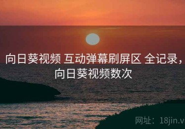 向日葵视频 互动弹幕刷屏区 全记录，向日葵视频数次